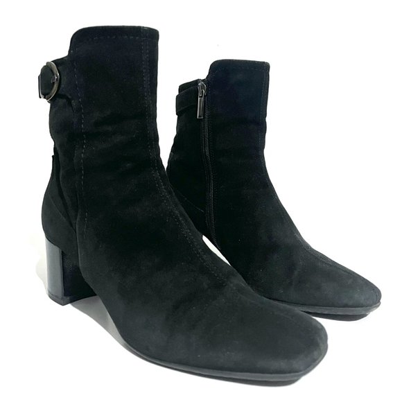 Aquatalia Suede Ankle Bootie - Picture 6 of 11